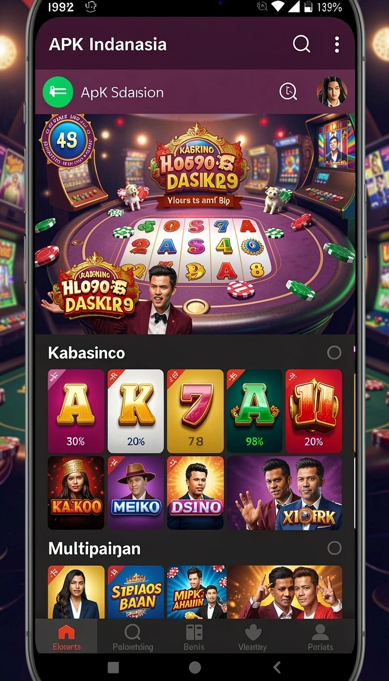 Tampilan utama aplikasi Download 5zk APK Terbaru Full Version yang intuitif dan efisien.