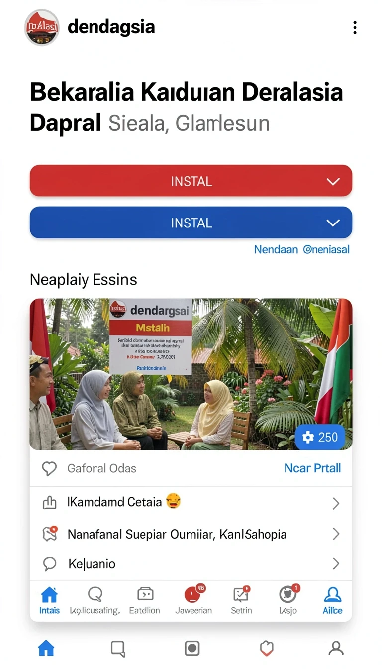 Tampilan utama aplikasi Aplikasi mg525 Terbaru dan Terlengkap yang intuitif dan efisien.