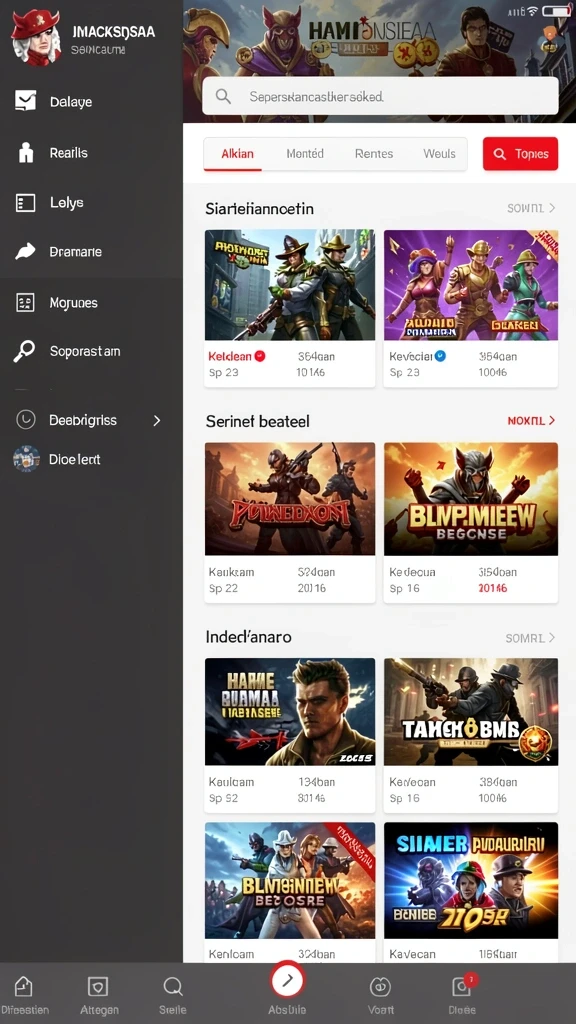 Tampilan utama aplikasi 531slot Versi Terbaru untuk Android Tanpa Ribet yang intuitif dan efisien.