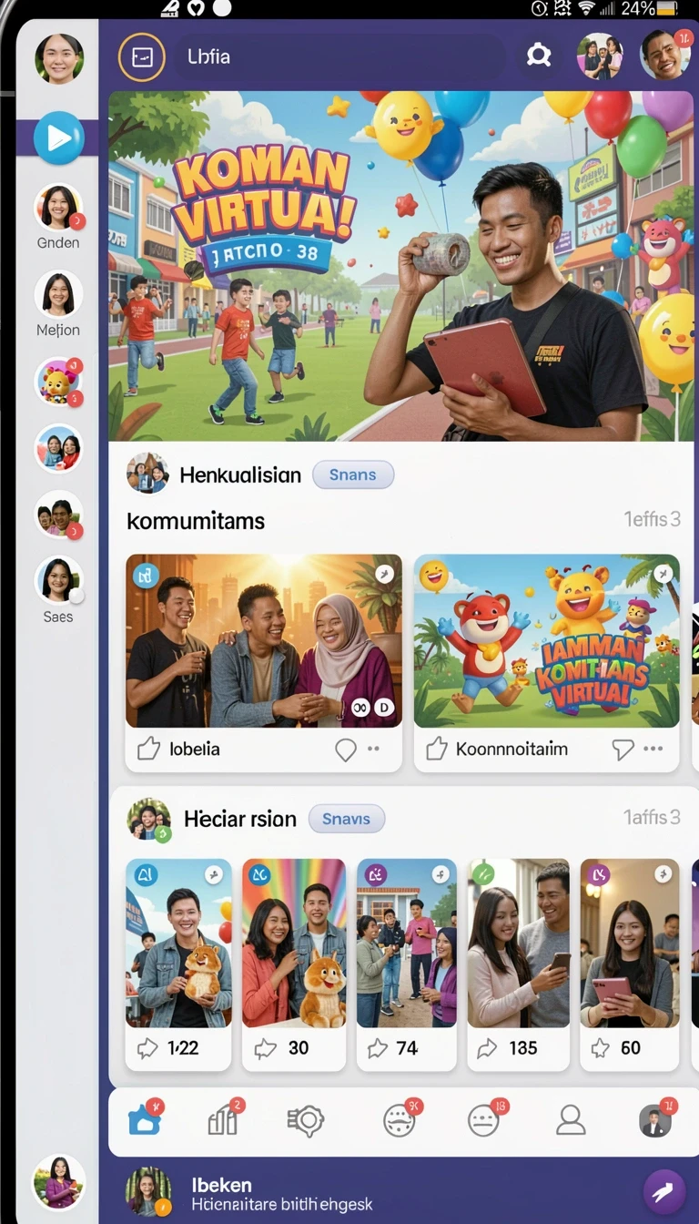 Tampilan utama aplikasi bomtoto Versi Terbaru untuk Android Tanpa Ribet yang intuitif dan efisien.
