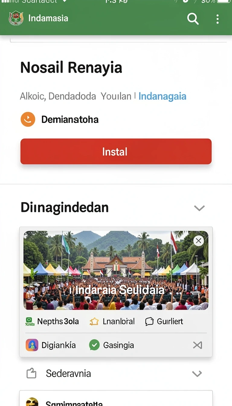 Tampilan utama aplikasi Aplikasi bintangmpo Terbaru: Review dan Link Download yang intuitif dan efisien.